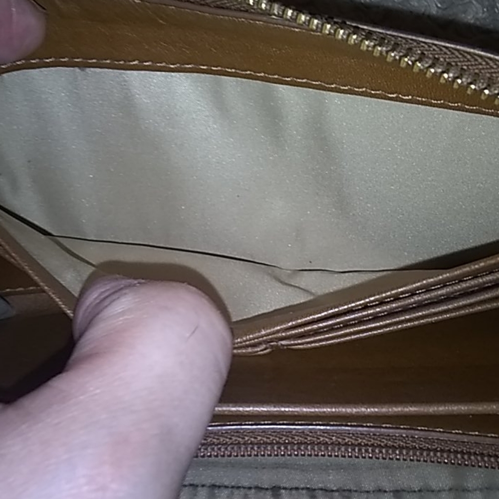 VINTAGE Coach Wallet Crocodile Embossed Leather - Picture 5 of 10